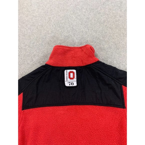 Ohio State Buckeyes Columbia Fleece Campus Jacket (Women's Small) Red - Picture 12 of 13